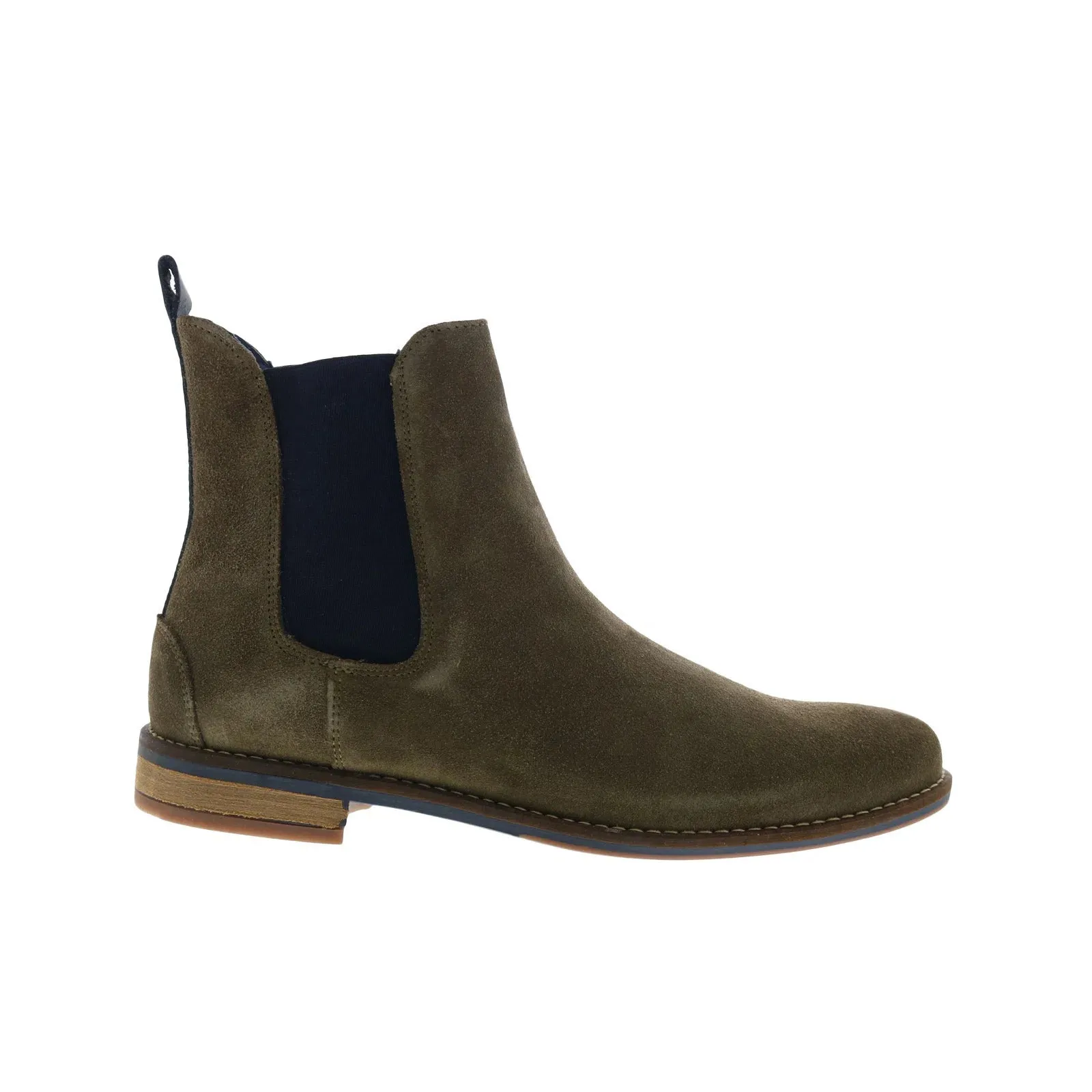 Parc City Boot Co. Chelsey J01-M-23 Mens Green Suede Slip On Chelsea Boots Easy Maintenance Durable