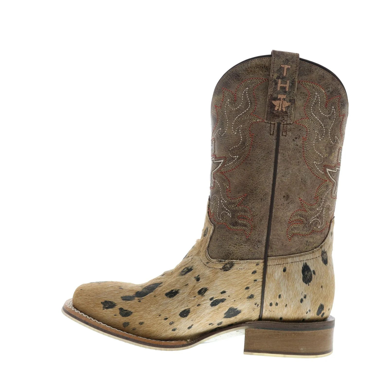 Tin Haul Hairston Buffalo Sole Mens Brown Leather Cowboy Western Boots Cold Trek Hiking Comfort