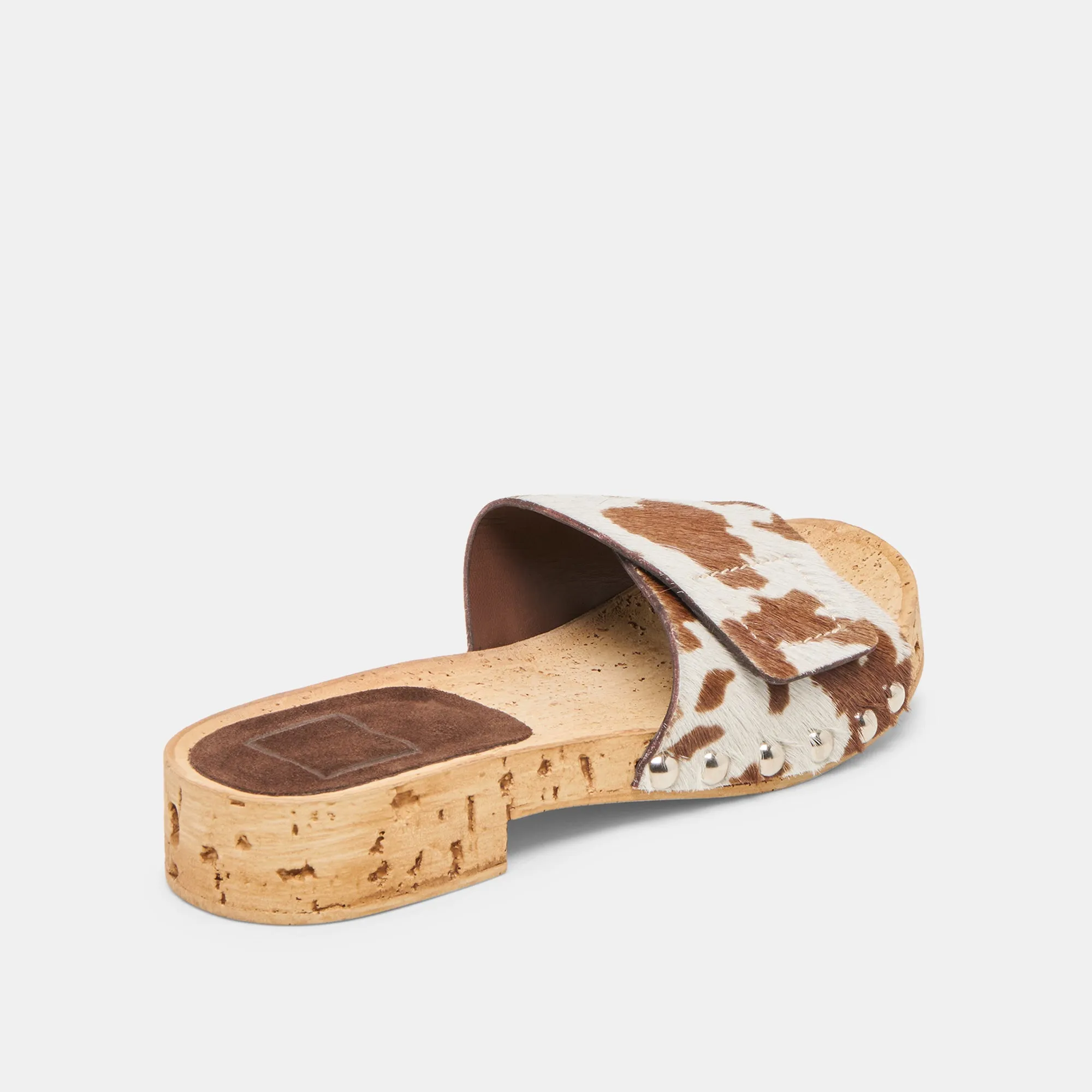 Flexible Sole SANDY SANDALS COCOA TAURUS CALF HAIR