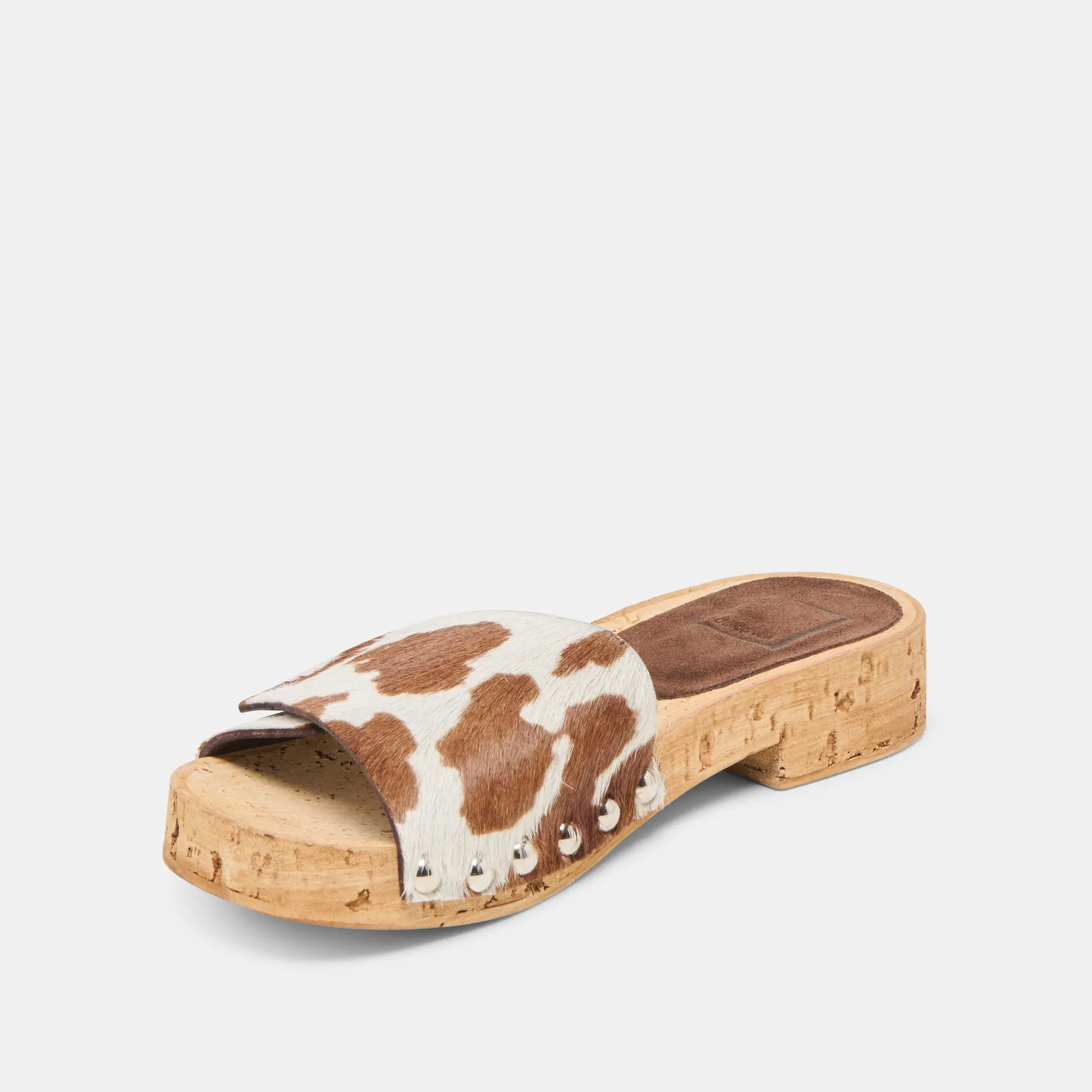 SANDY SANDALS COCOA TAURUS CALF HAIR Supportive Design Camp Day