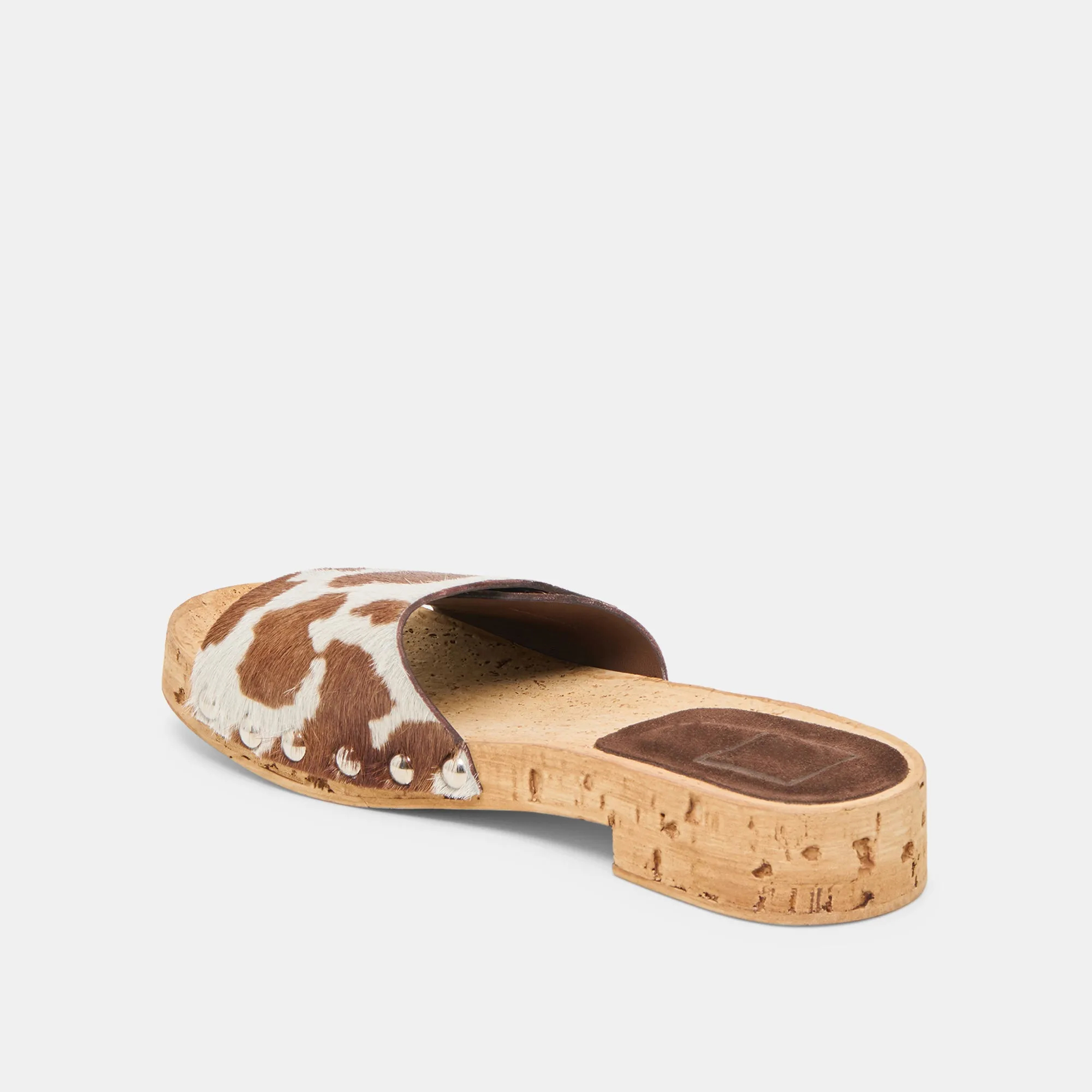 Casual Step Light Build SANDY SANDALS COCOA TAURUS CALF HAIR