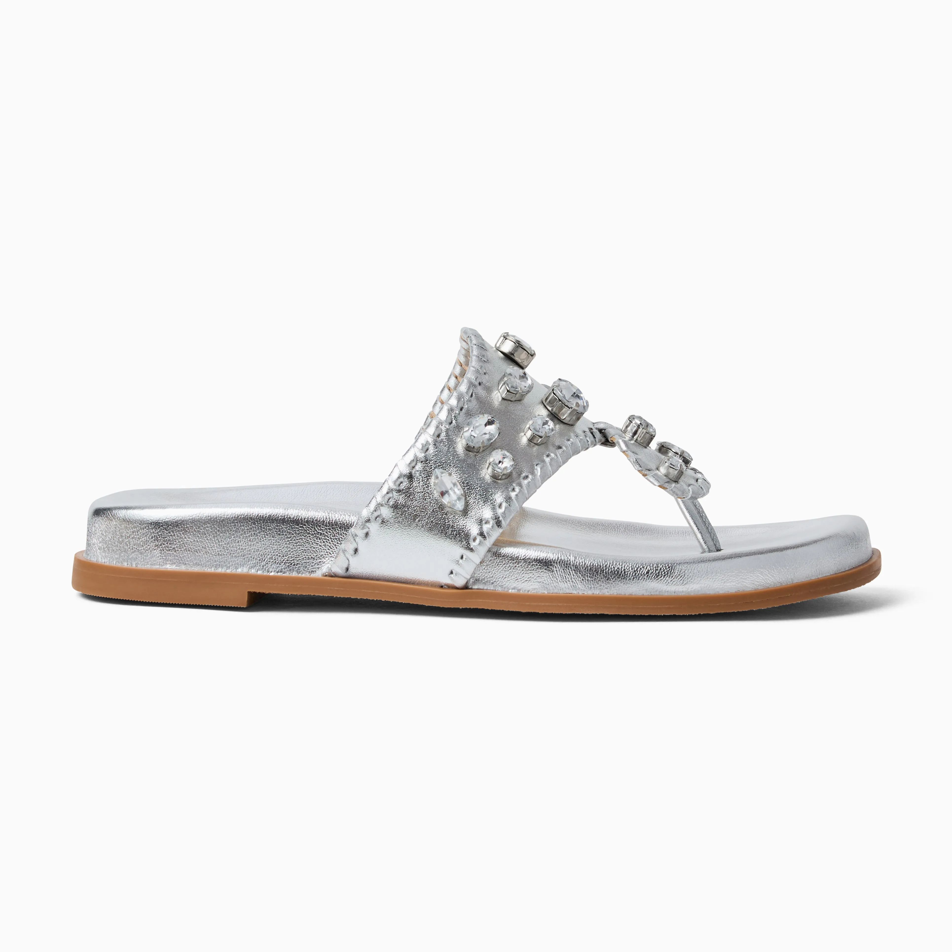 Jacks Jeweled Leather Comfort Sport Sandal Street Edge Comfort Run