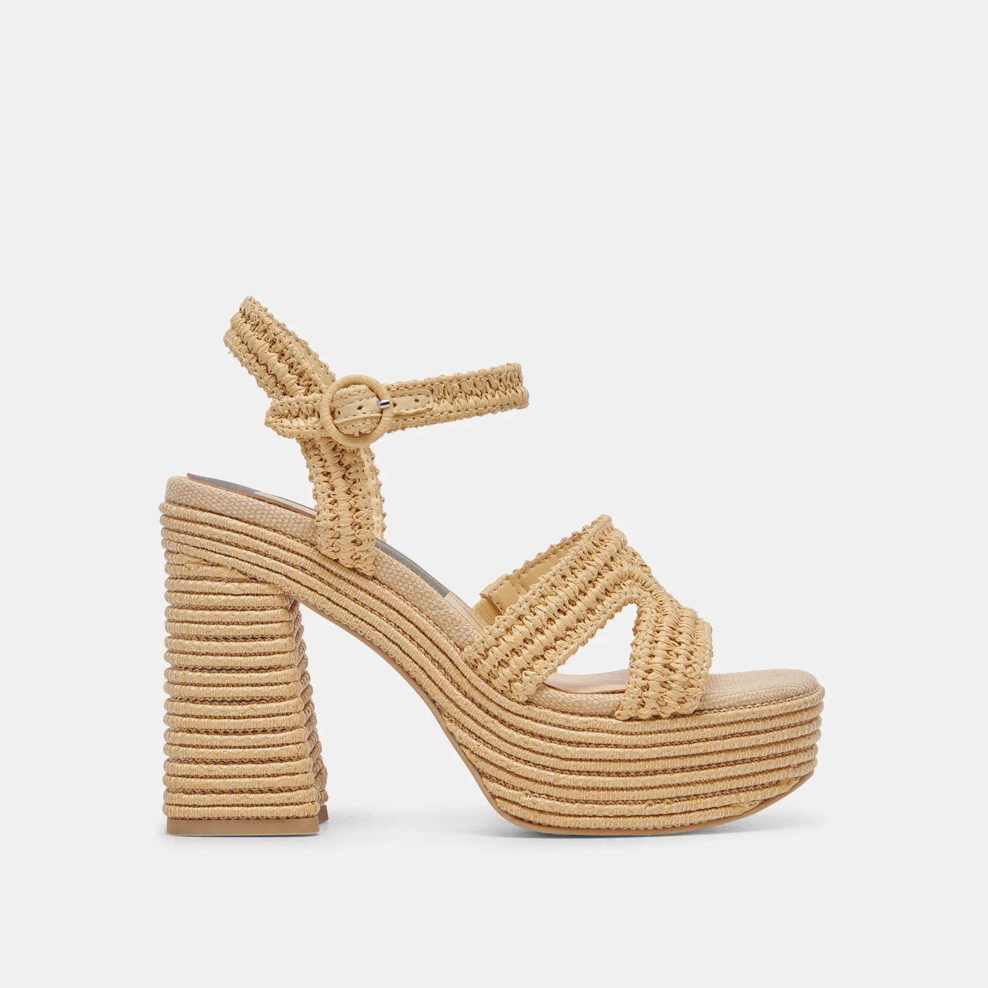 LACYE HEELS NATURAL WOVEN Comfort Fit