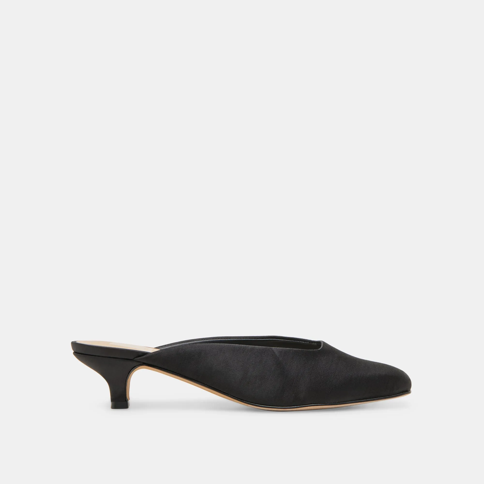 Wedding Reception Shoes UMARA HEELS ONYX SATIN