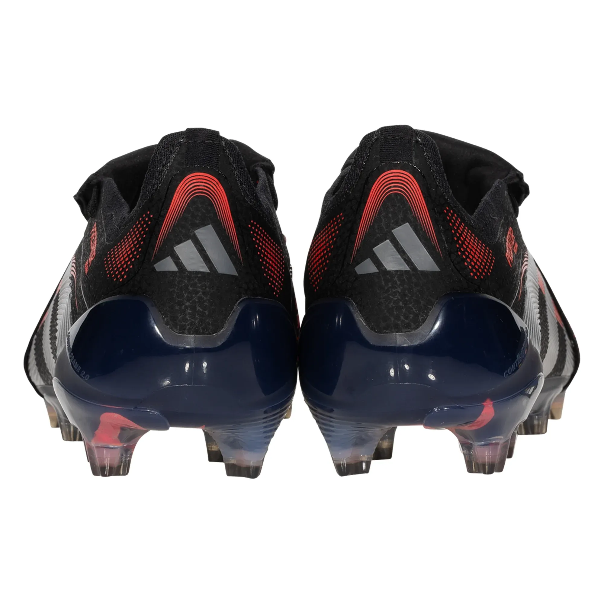 Lateral Balance adidas Predator Elite FT FG Soccer Cleats (Black/Grey/Lucid Red)