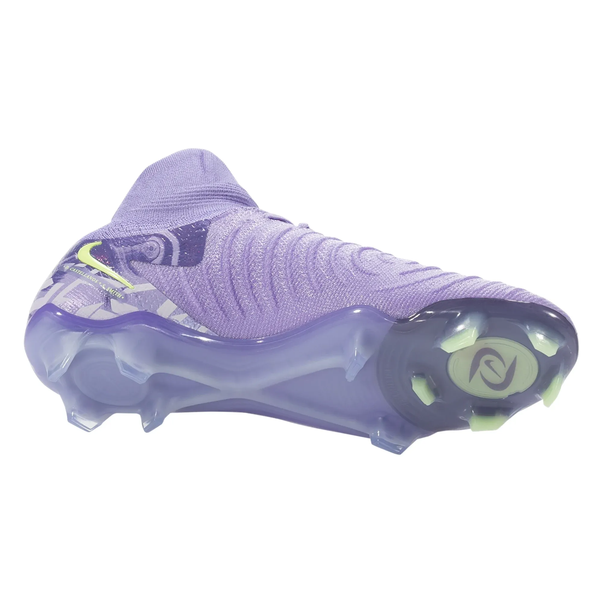 Comfort Shell fair play Nike United Phantom Luna II Elite FG Soccer Cleats (Purple Agate/Barely Volt)