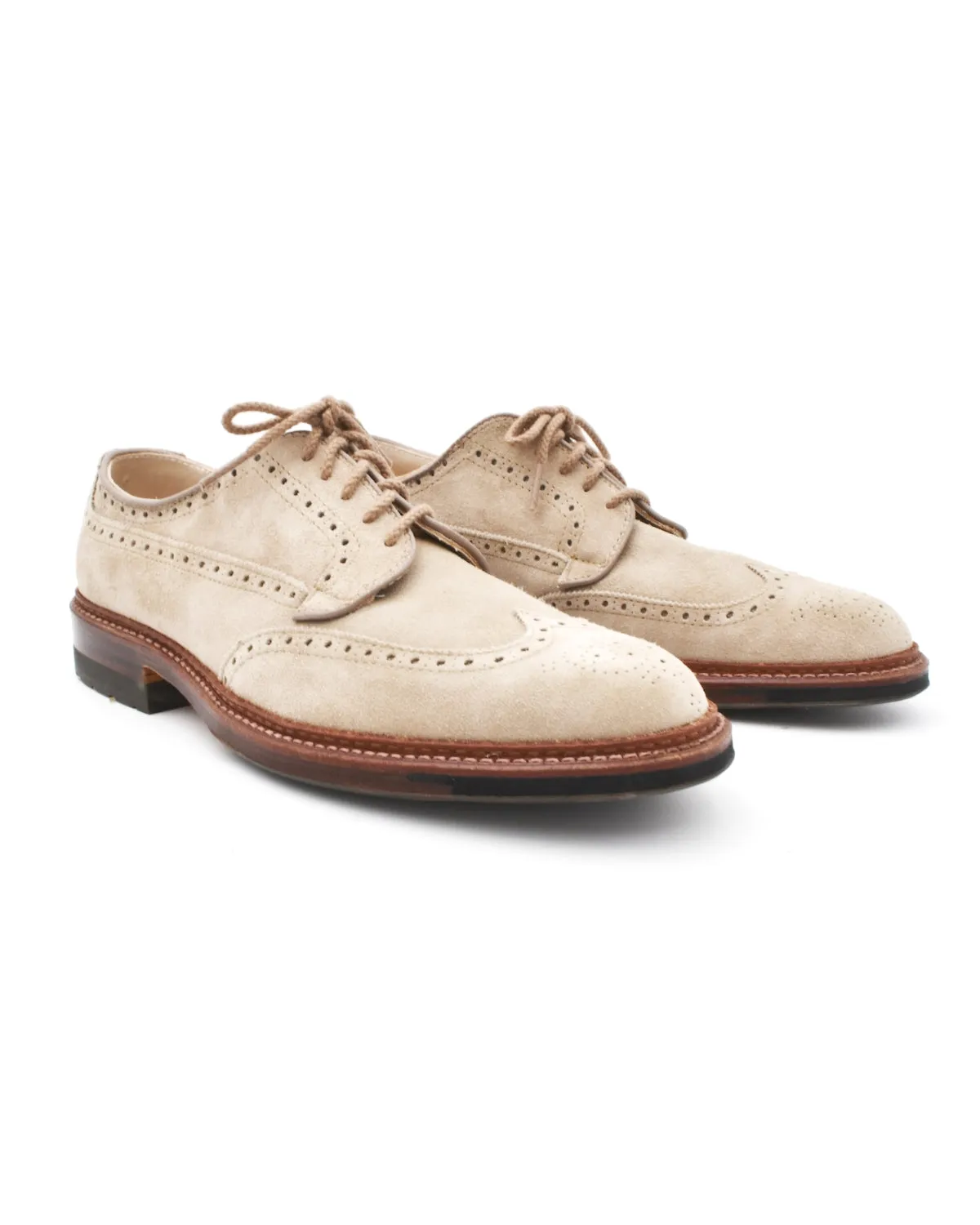 Alden Milkshake Suede Short Wing Blutcher Quick Pack Rain Step