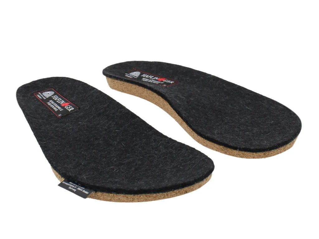Court Fast Step Tall Haflinger Emil Insole Graphite
