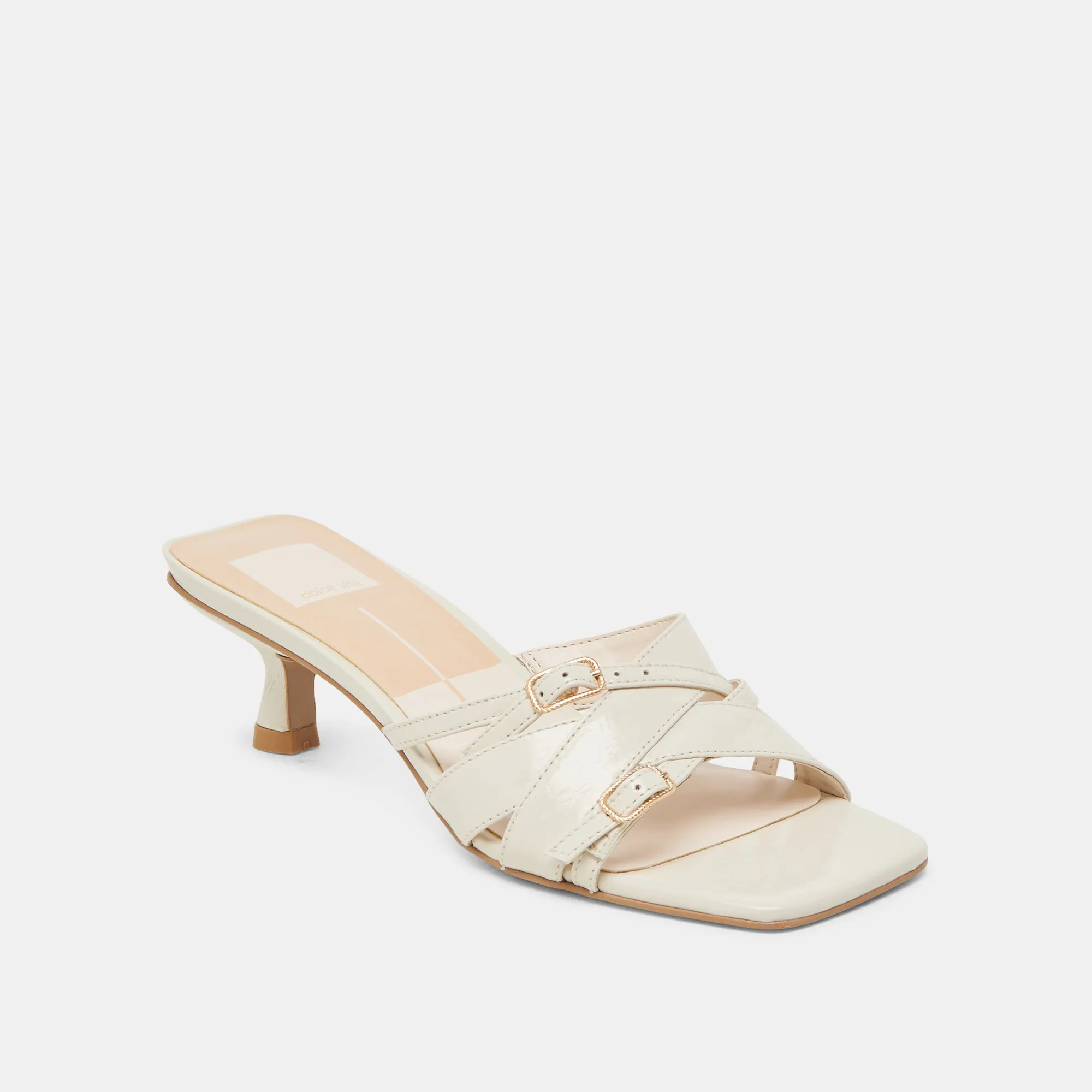 Bridal Footwear BRYANT HEELS IVORY CRINKLE PATENT