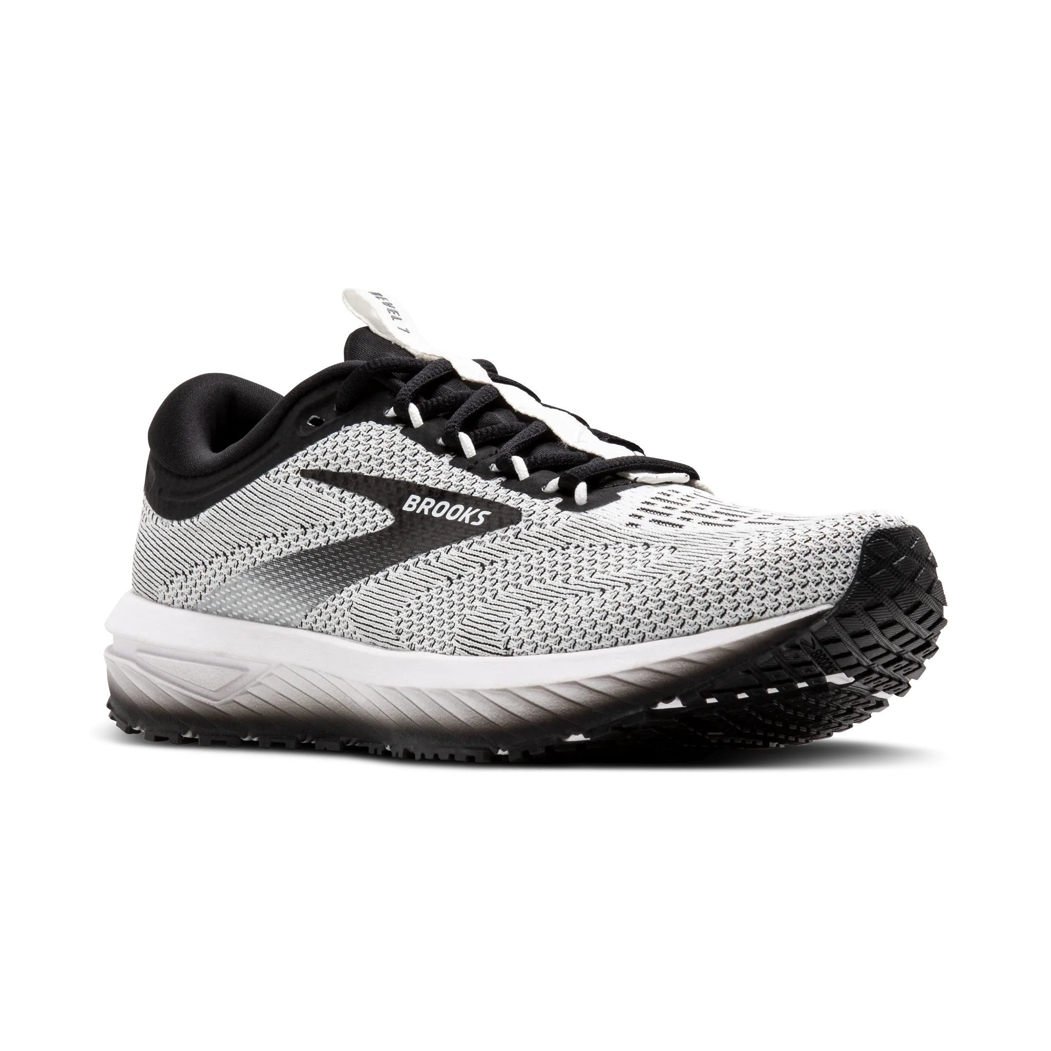 Men's Revel 7 running in a pedestrian path area shoes