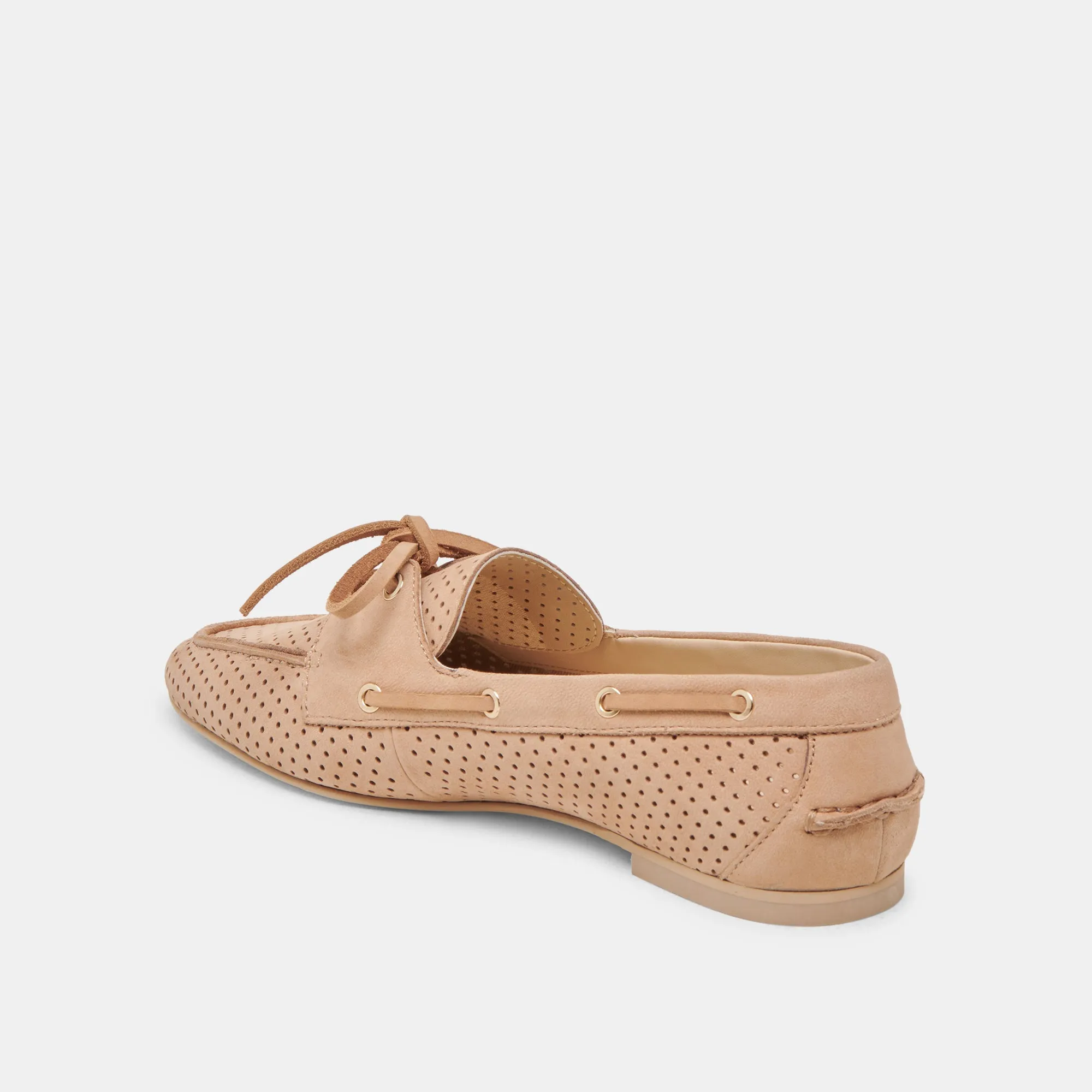 LAKIN LOAFERS BAMBOO PERFORATED NUBUCK Gym Step upper