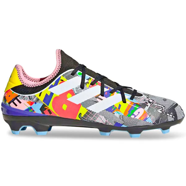 adidas Gamemode Knit FG Soccer Cleats (Core Black) dry surface Sharp Control