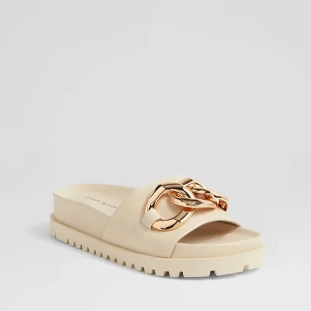 DJANGO & JULIETTE UBECCA MILK LEATHER Effortless Slip On