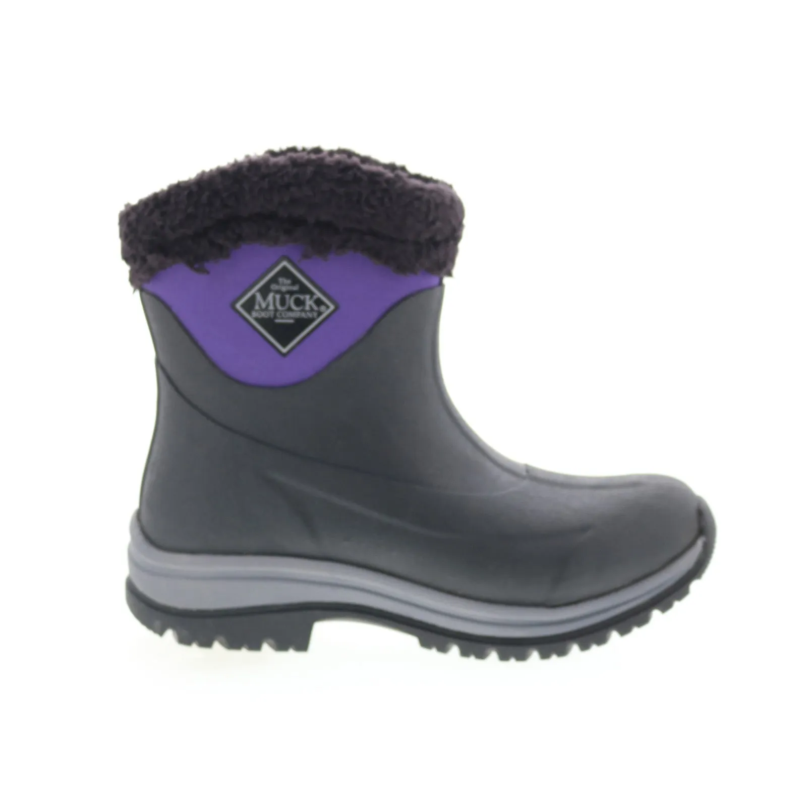 Original Muck Arctic Apres Slip-On AP8500 Womens Black Synthetic Winter Boots Multi-Season Wear Heavy Terrain