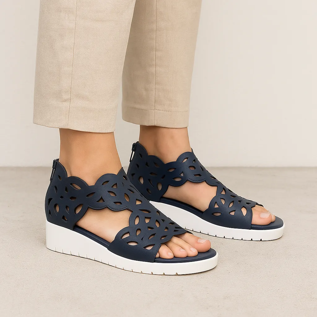 DJANGO & JULIETTE JELODYS NAVY Flexible Motion Simple Step