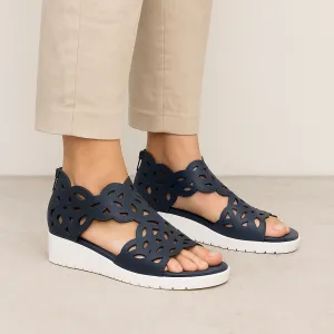 DJANGO & JULIETTE JELODYS NAVY Flexible Motion Simple Step