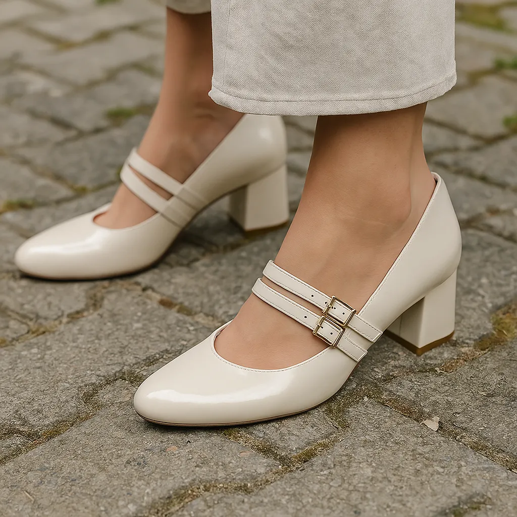 Comfort Fit Heel Ease NAKED ARCHES CIDER NUDE PATENT