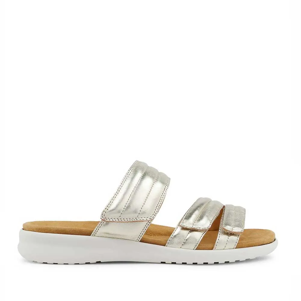 Easy To Clean ZIERA BARBRA PALEGOLD WHITE SOLE