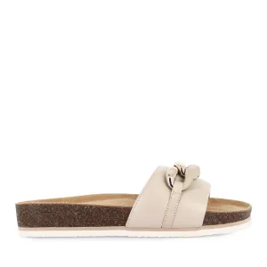 Summer essentials QUINN III - ECRU LEATHER