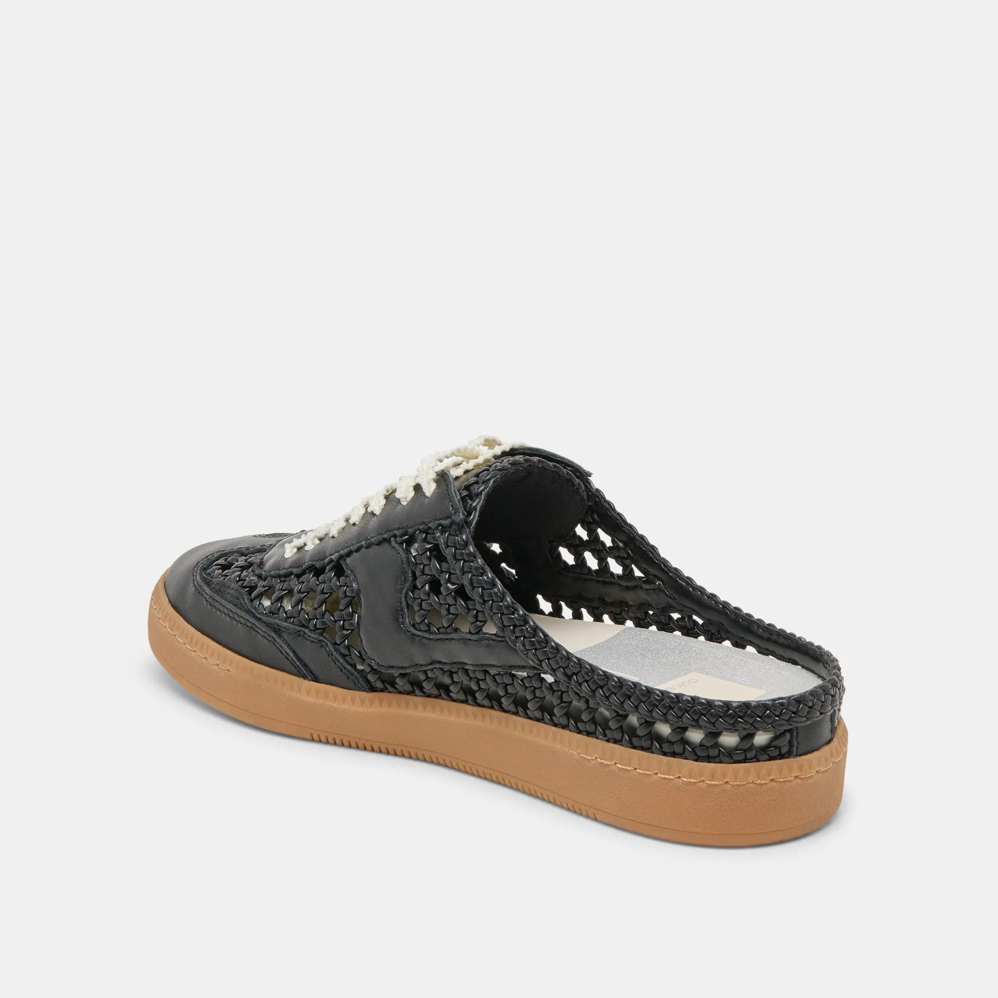 NOTICE SLIDE WOVEN SNEAKERS BLACK WOVEN STELLA Flexible Autumn Tone