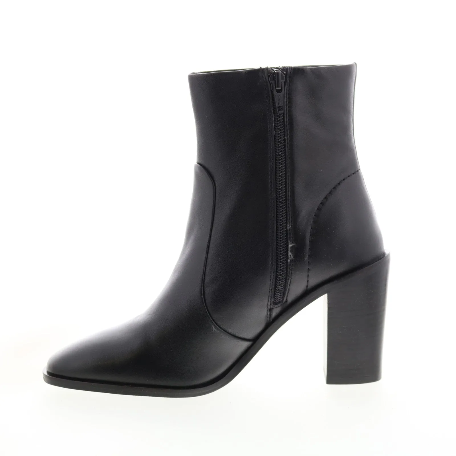 Comfort Wrap Durable Material Diba True Mind Reeder 54405 Womens Black Leather Ankle & Booties Boots