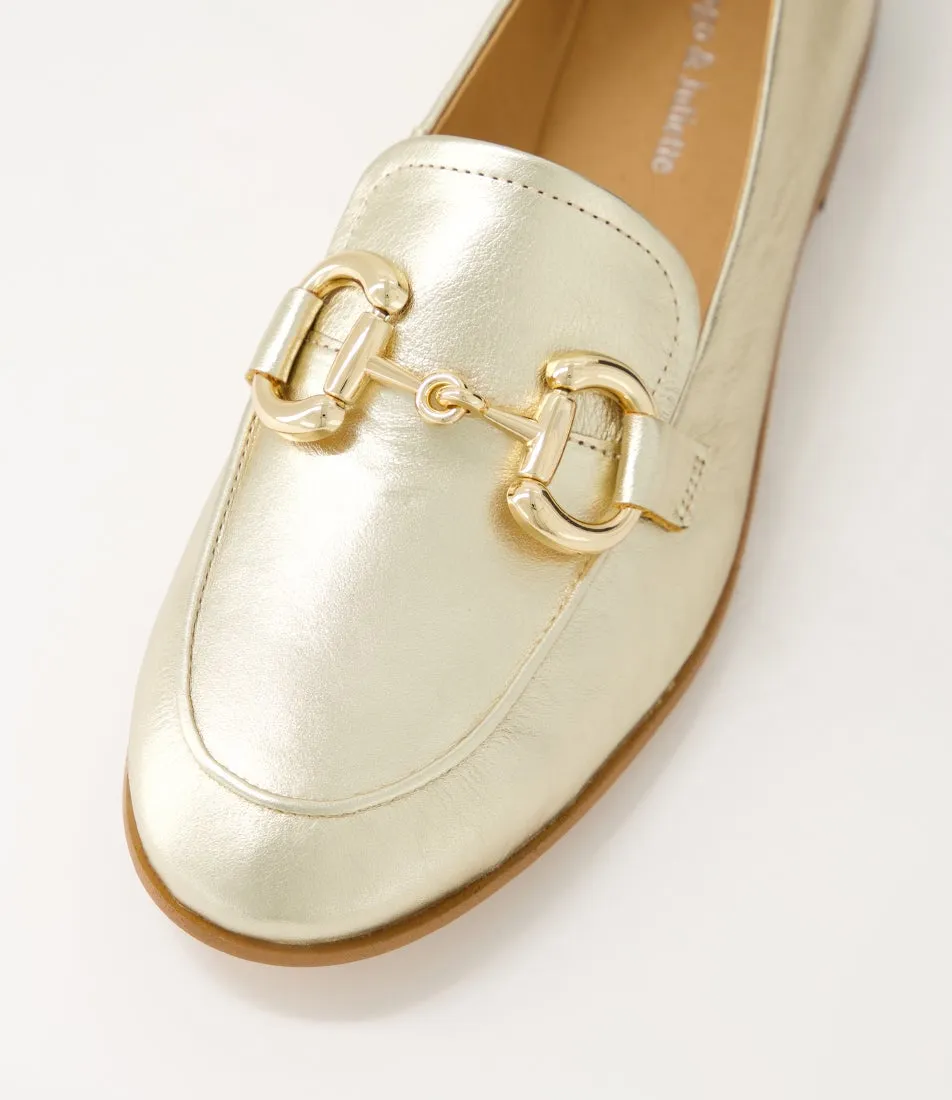DJANGO & JULIETTE UTA PALE GOLD All-day Slip-ons