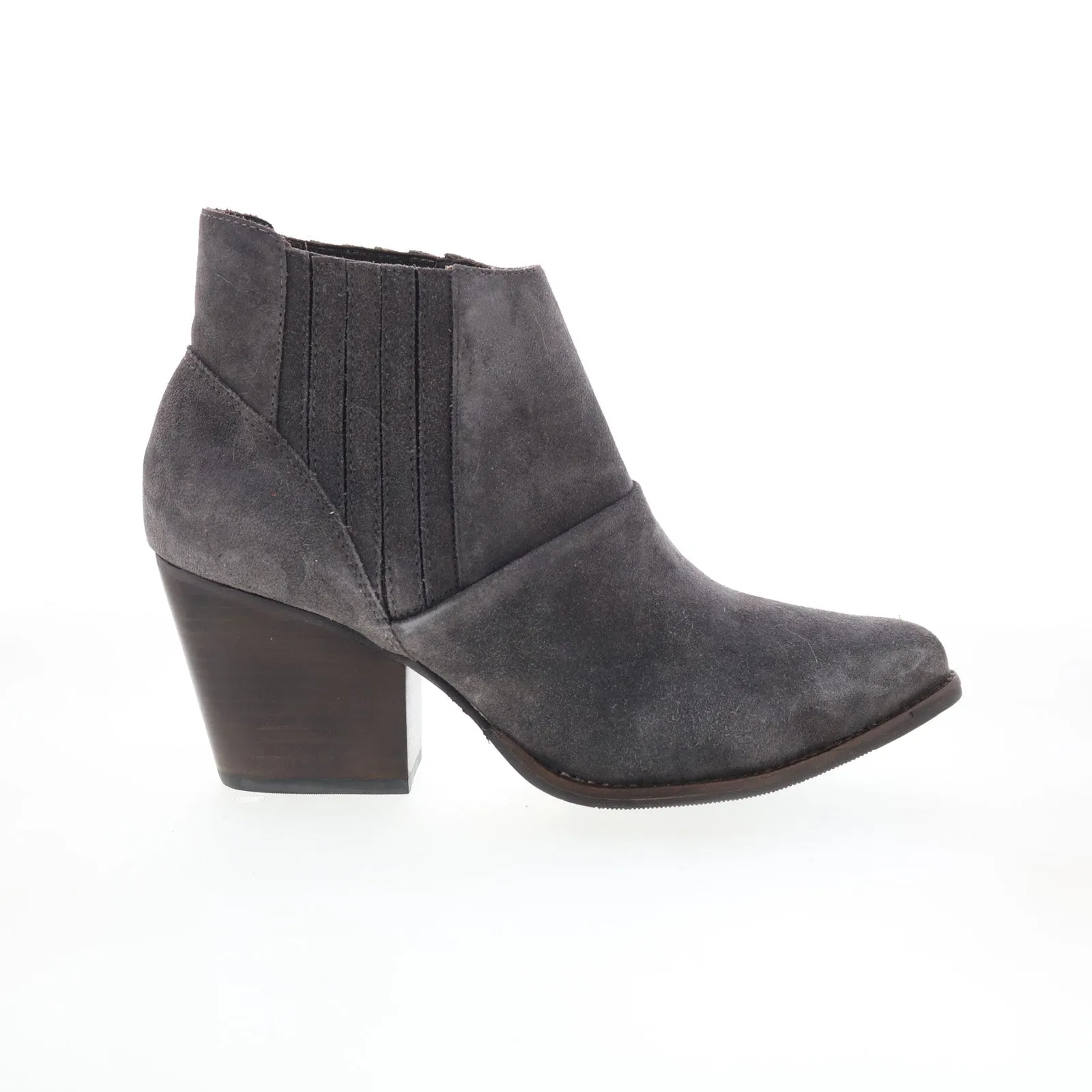 Johnston & Murphy Heeled 78-56516 Womens Gray Suede Ankle & Booties Boots Outdoor Use Daily Rugged
