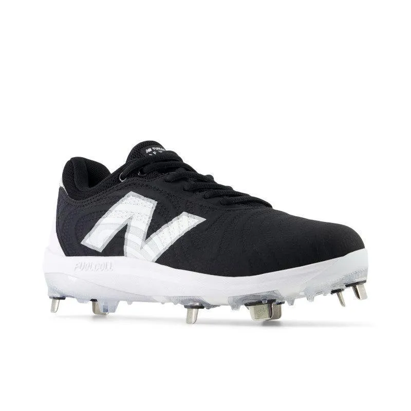 Sweat Control Gym Equipment New Balance Women's FuelCell FUSE v4 Metal Fastpitch Softball Cleats - Black / Optic White - SMFUSEK4