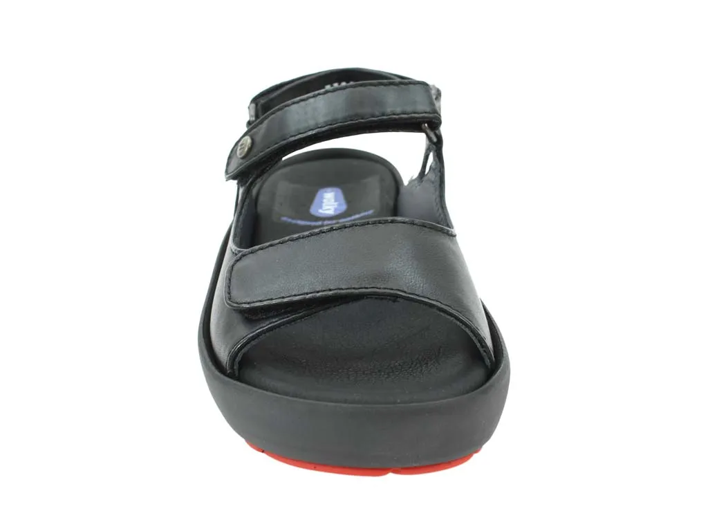 Wolky Sandals Rio Black Comfortable all-day wear