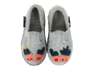 Haflinger Children's slippers Cactus Grey Wild Trek