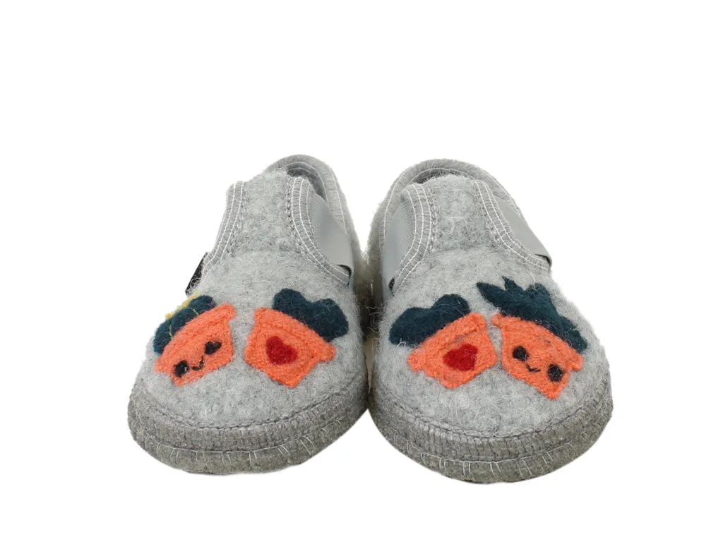 Haflinger Children's slippers Cactus Grey Street Glow