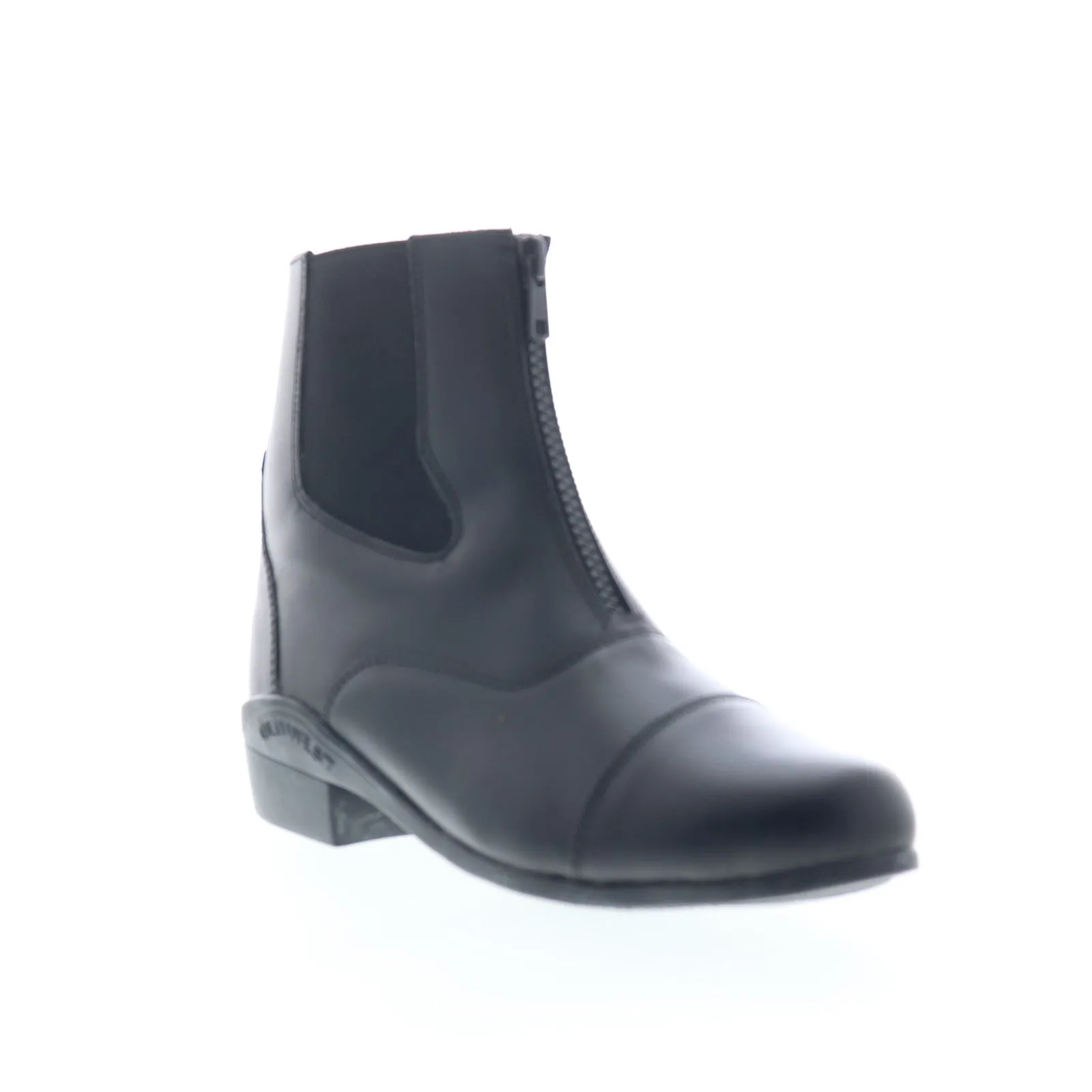 Waterproof Design Jama Old West RL9010Z Womens Black Leather Zipper Equestrian Boots