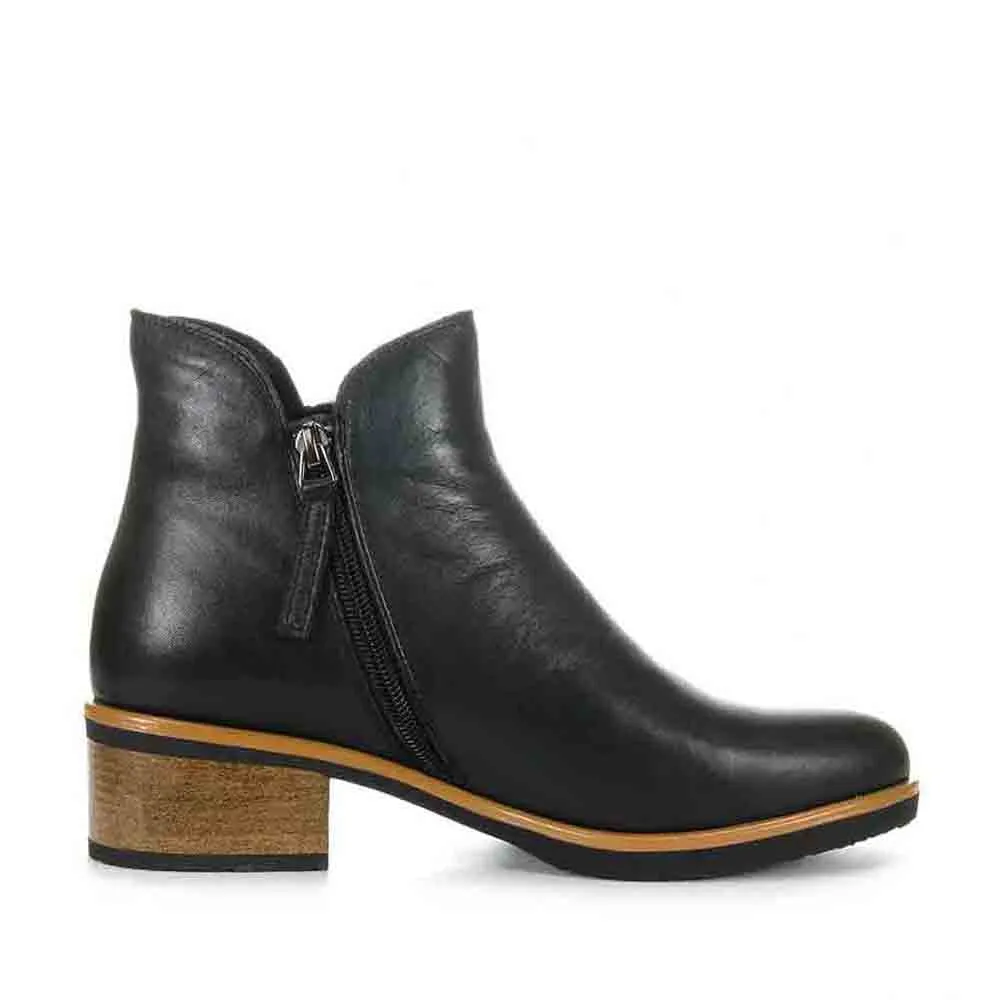 BRESLEY DOLOMITE BLACK Zip-up style