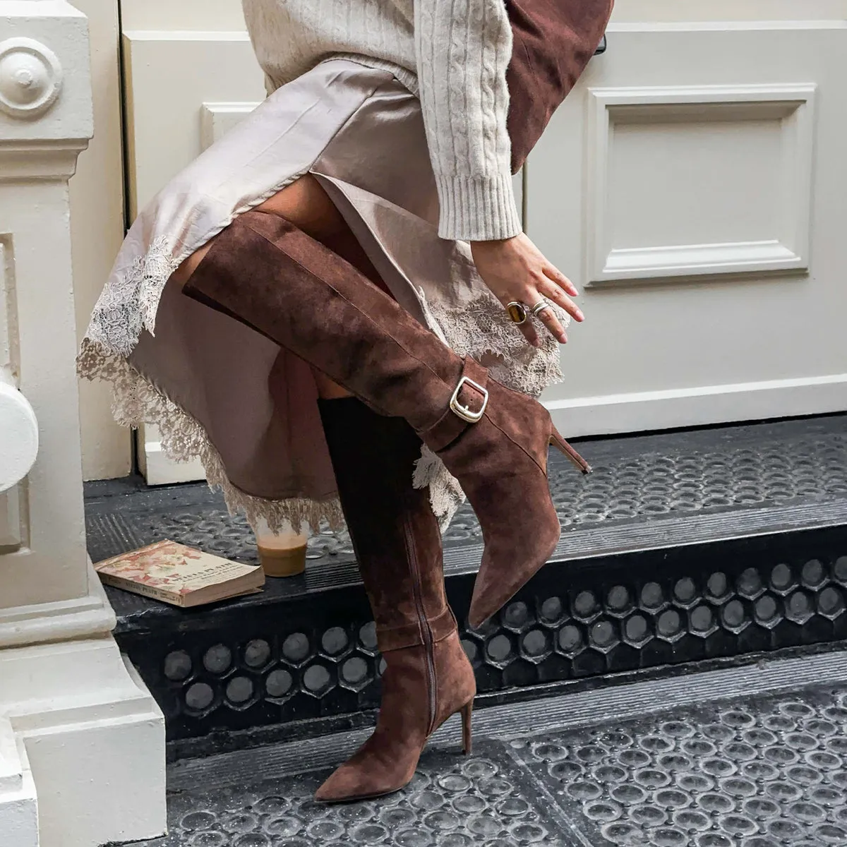 Craft Collector KINZY BOOTS DK BROWN SUEDE