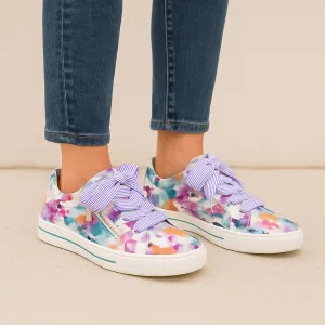 ZIERA AUDRY PANSY FLORAL Denim Cool Chic Cool