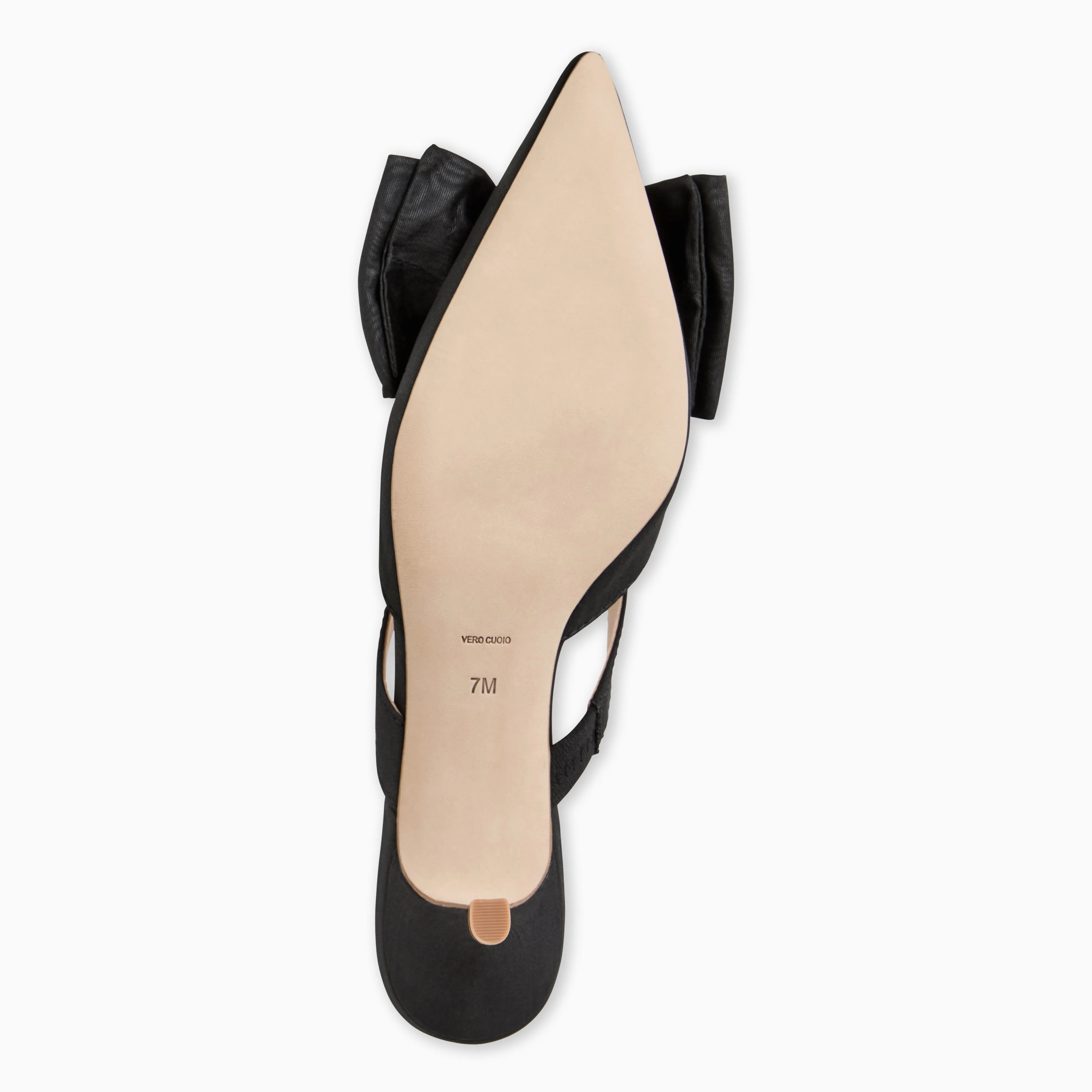 Cynthia Bow Kitten Heel Mule Pack Safe Petite Fit