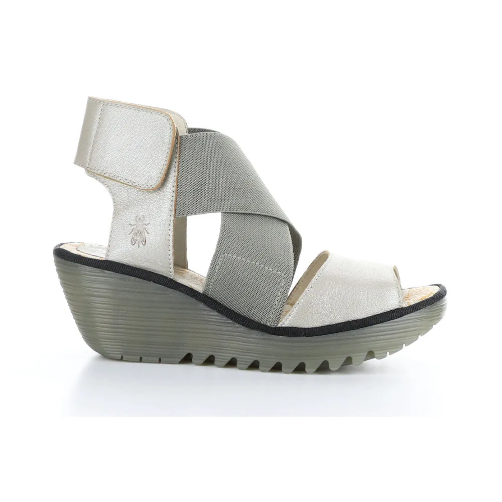 Bright Neon Yuba385FLY Wedge Sandal
