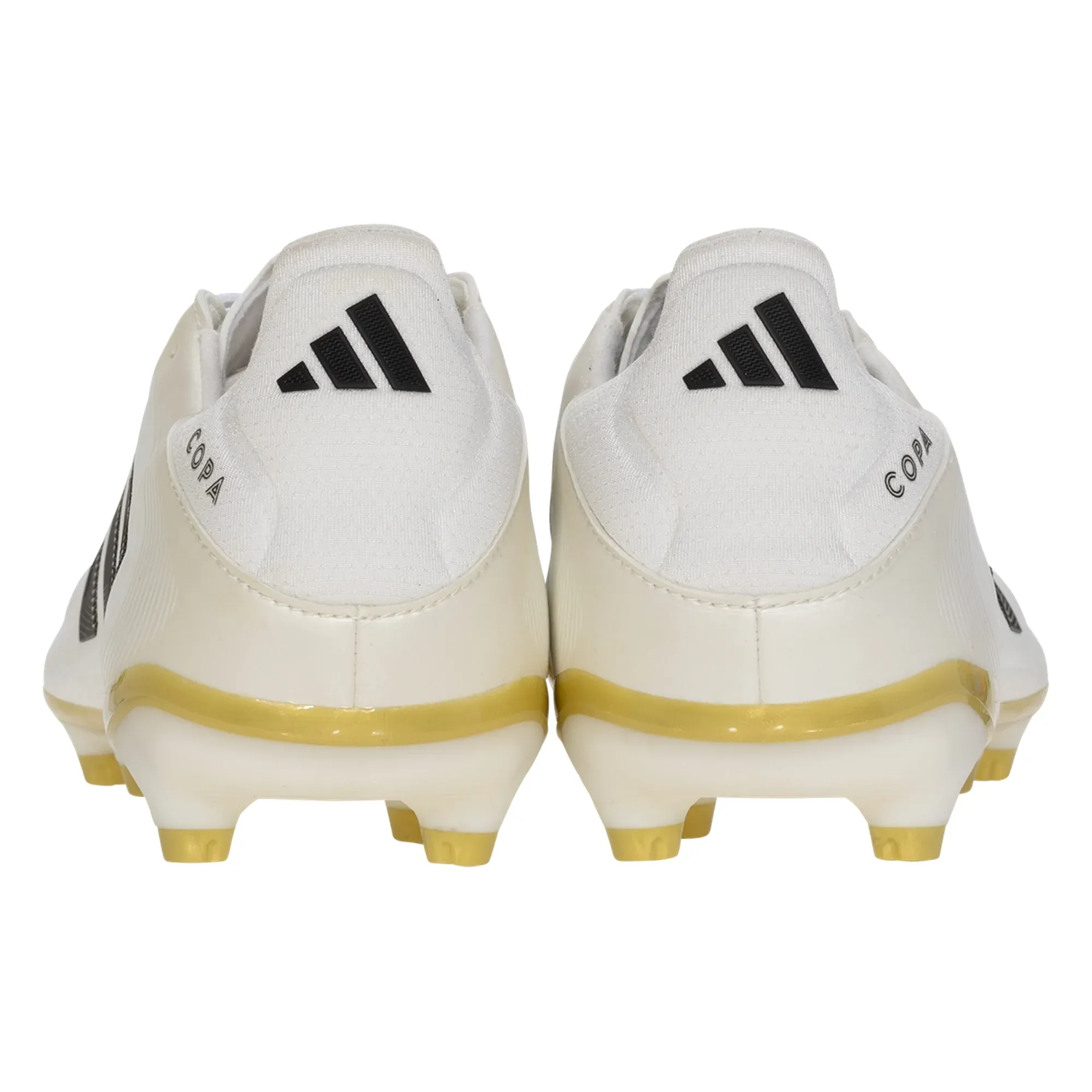 adidas Copa Pure III League Firm Ground Multi Ground Soccer Cleats (Zero Metallic/Black/Gold Metallic) Pivot Moves