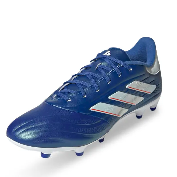 Comfort Lining adidas Copa Pure II.3 Firm Ground Soccer Cleats (Lucid Blue/Cloud White)