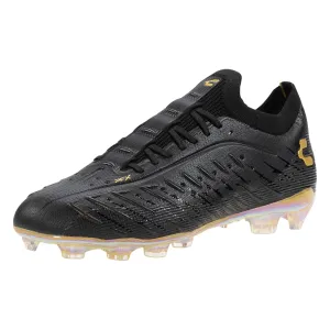 Field Speed Speed Burst Charly Zinetik PFX Firm Ground Soccer Cleats (Black/Gold)