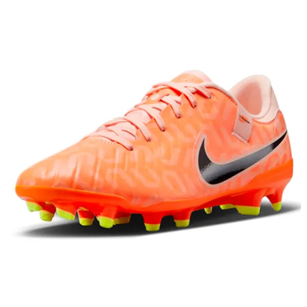 Field Runner Nike Legend 10 Academy FG/MG Soccer Cleats (Guava Ice/Black)