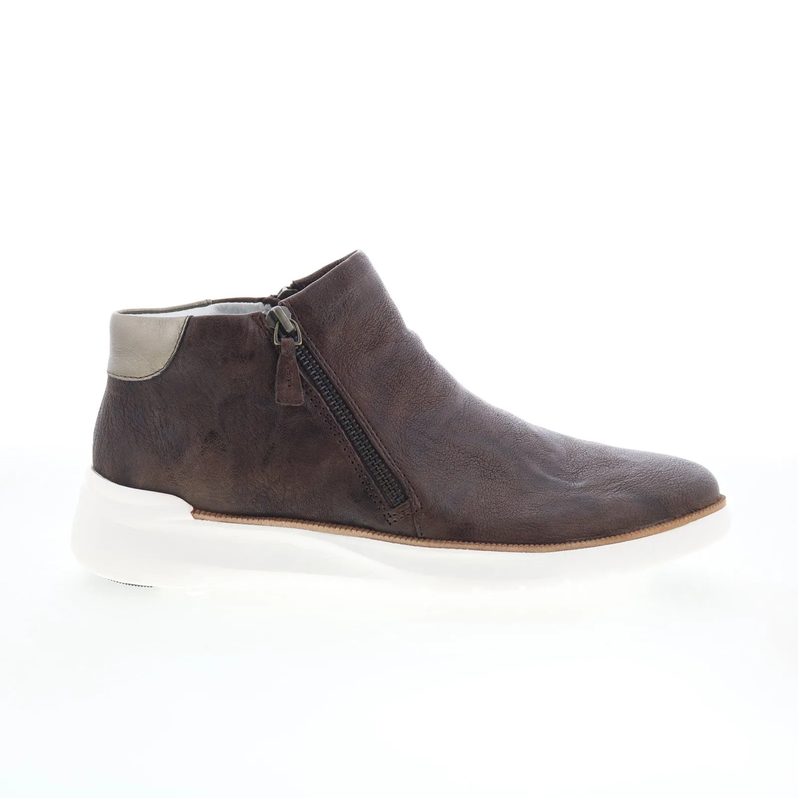 Frost Season Johnston & Murphy Emery Zip Bootie Womens Brown Ankle & Booties Boots