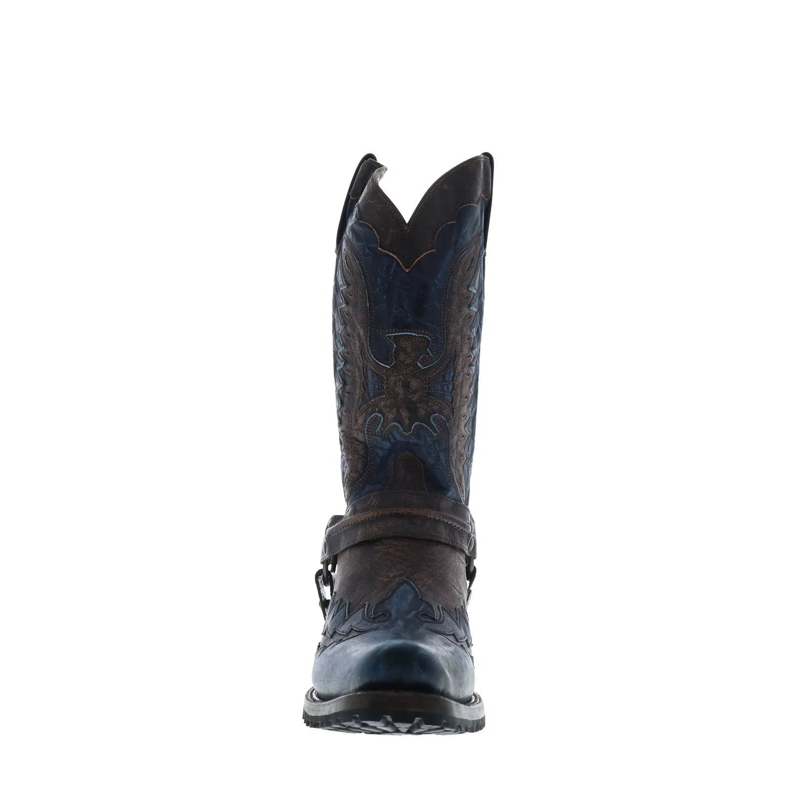 Everyday Pair Stetson Outlaw Lug Eagle Mens Brown Wide Leather Cowboy Western Boots