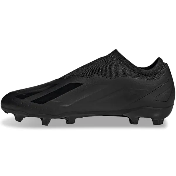 Mid Cut adidas X Crazyfast.3 LL Firm Ground Soccer Cleats (Core Black/Core Black)