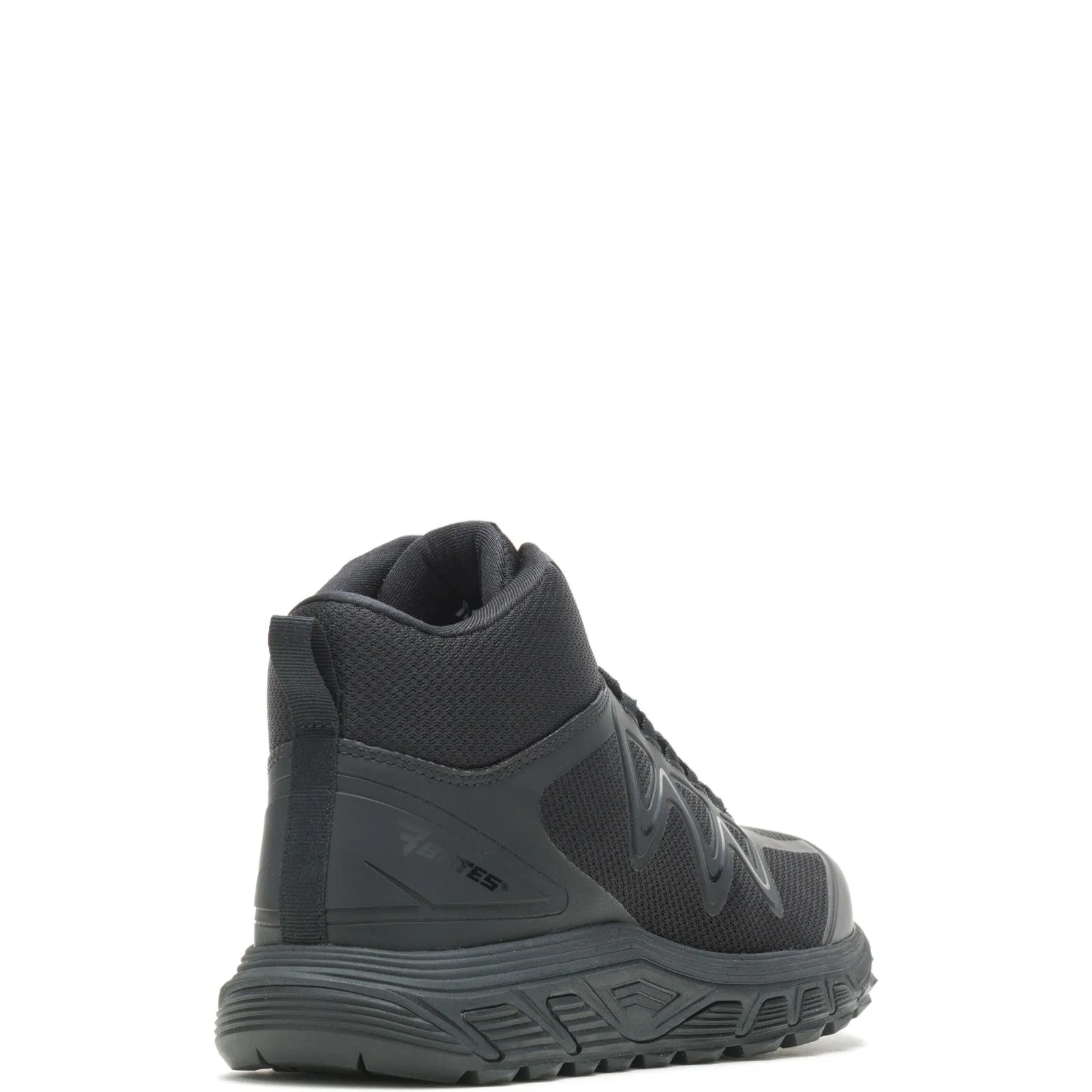 Ergonomic Design Perfect Fit Bates Rush Mid E01040 Mens Black Wide Canvas Lace Up Tactical Boots