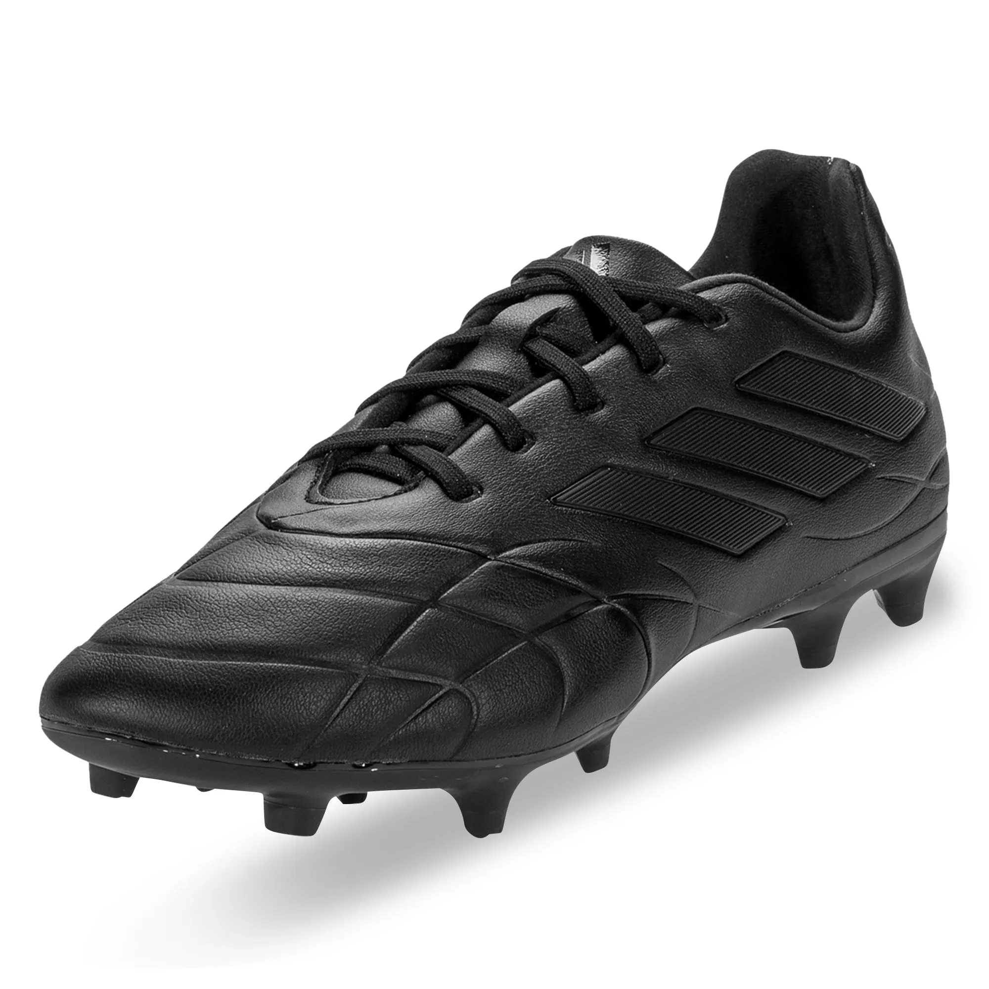adidas Copa Pure.3 Firm Ground Soccer Cleats (Core Black/Black) Fast Control Sole Response