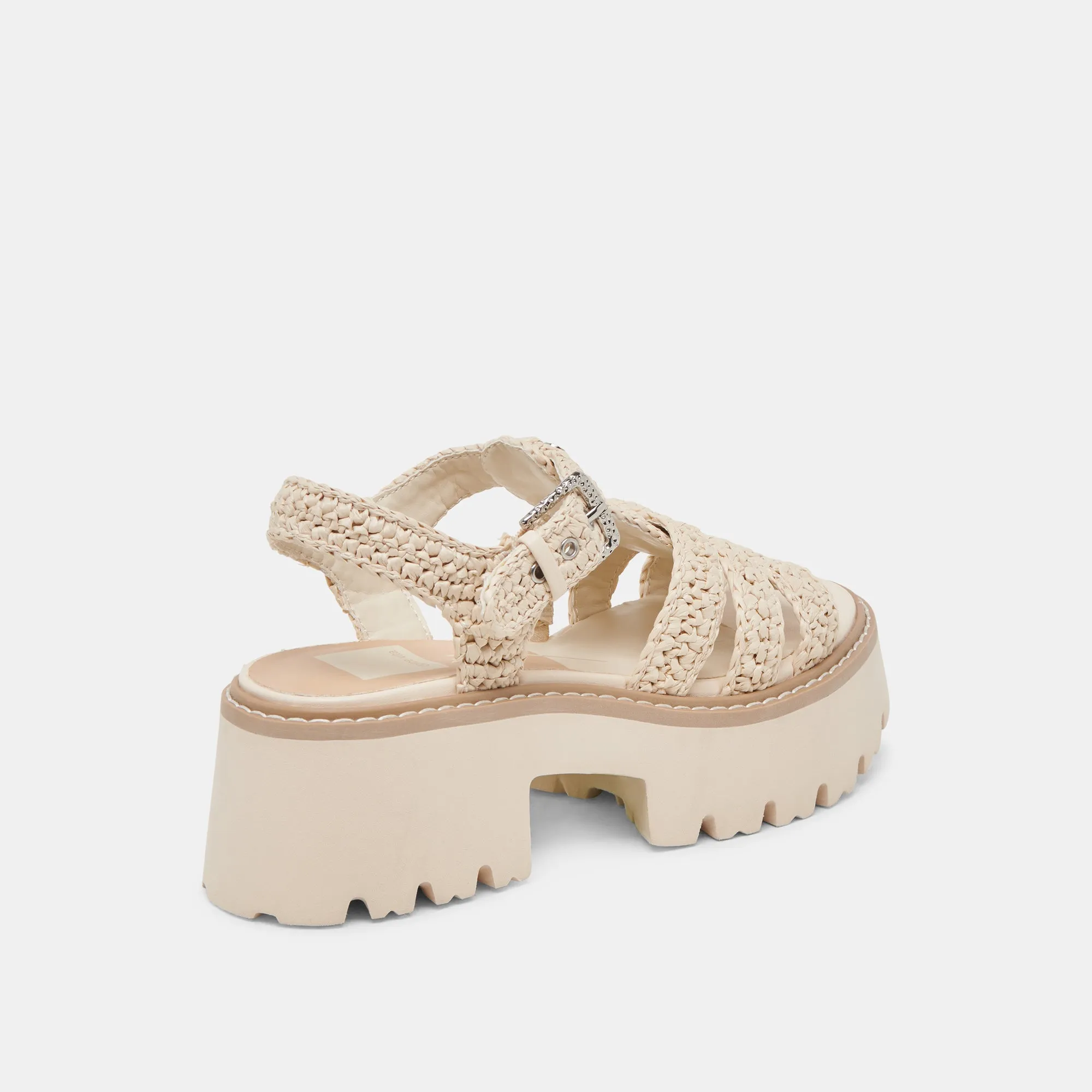 LATICE SANDALS OATMEAL KNIT dry surface