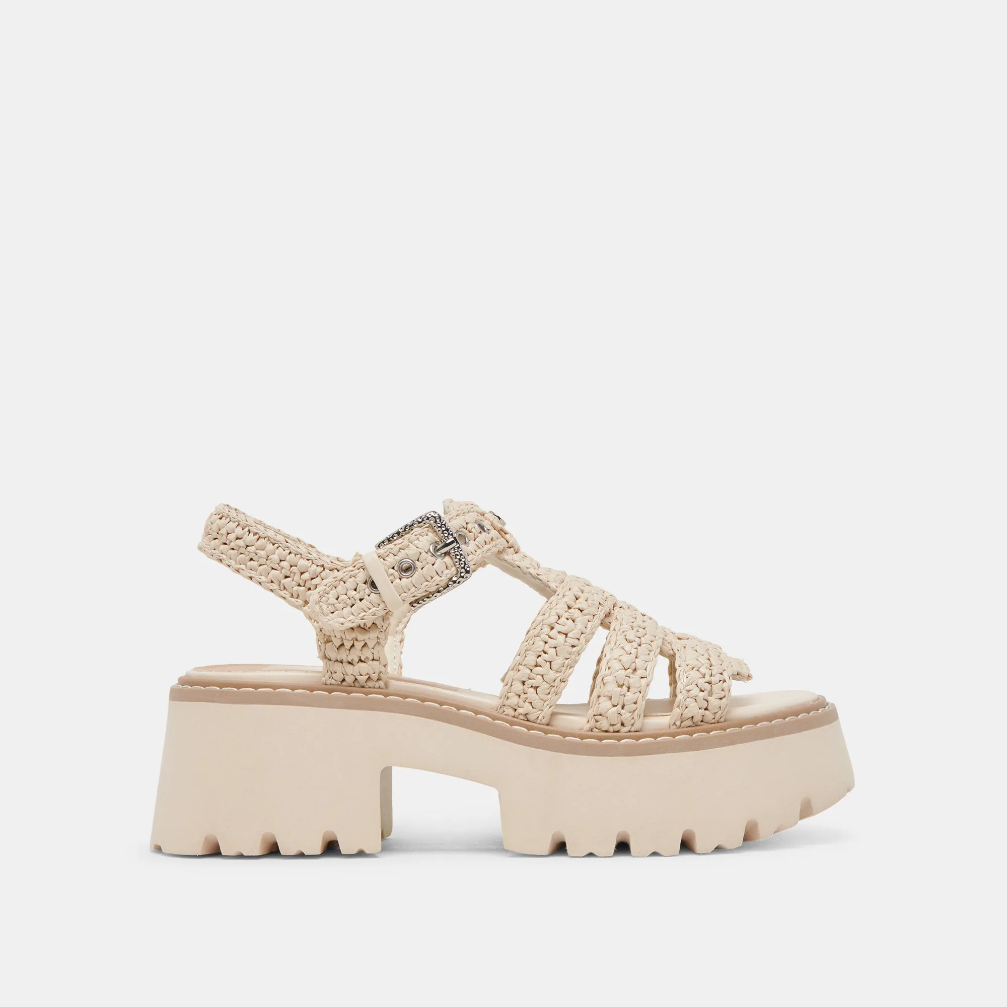LATICE SANDALS OATMEAL KNIT Practical Outdoor Footwear Travel Shoes Comfort