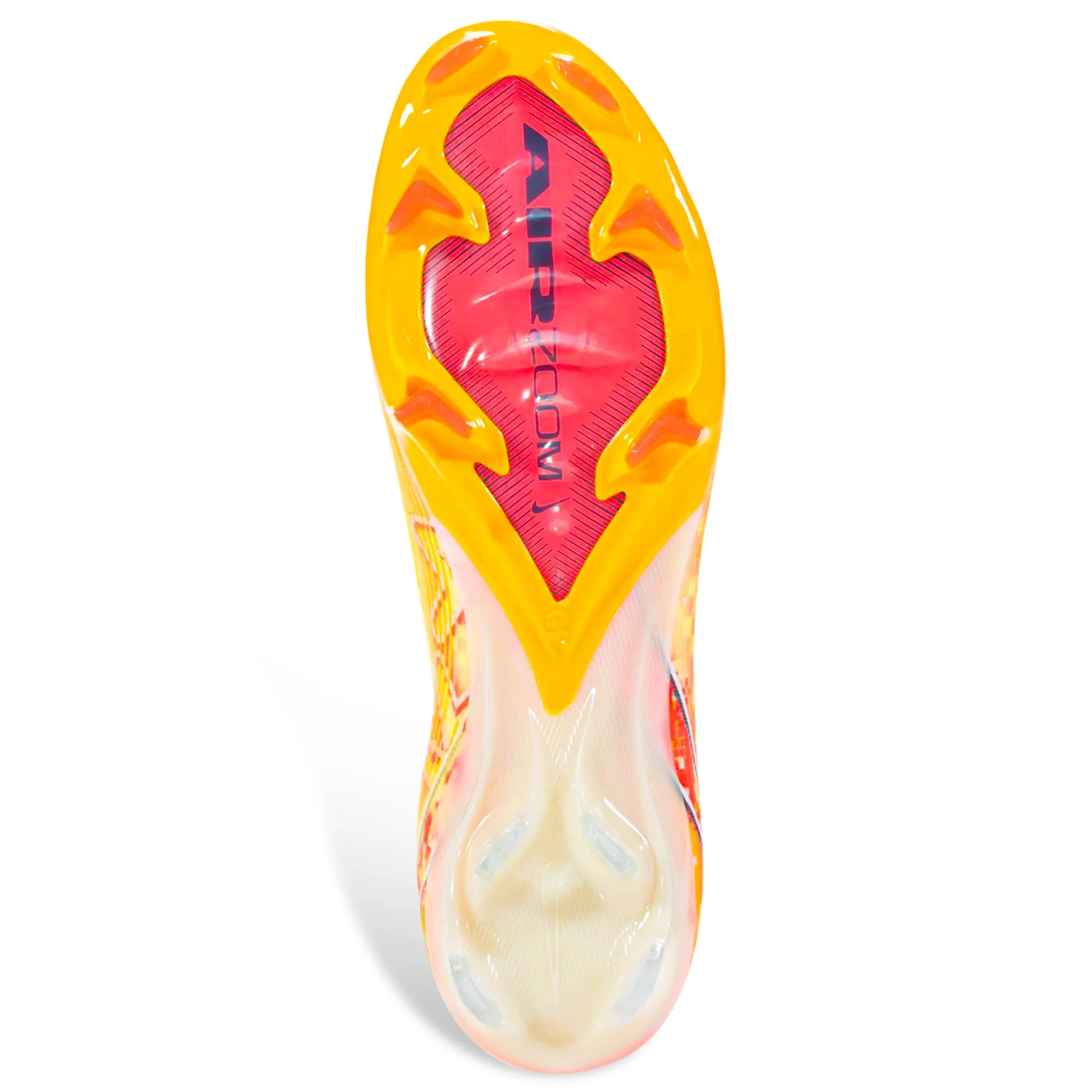 Field Performance Nike Zoom Superfly 10 Elite KM FG Soccer Cleats (Light Laser Orange/Armory Navy)
