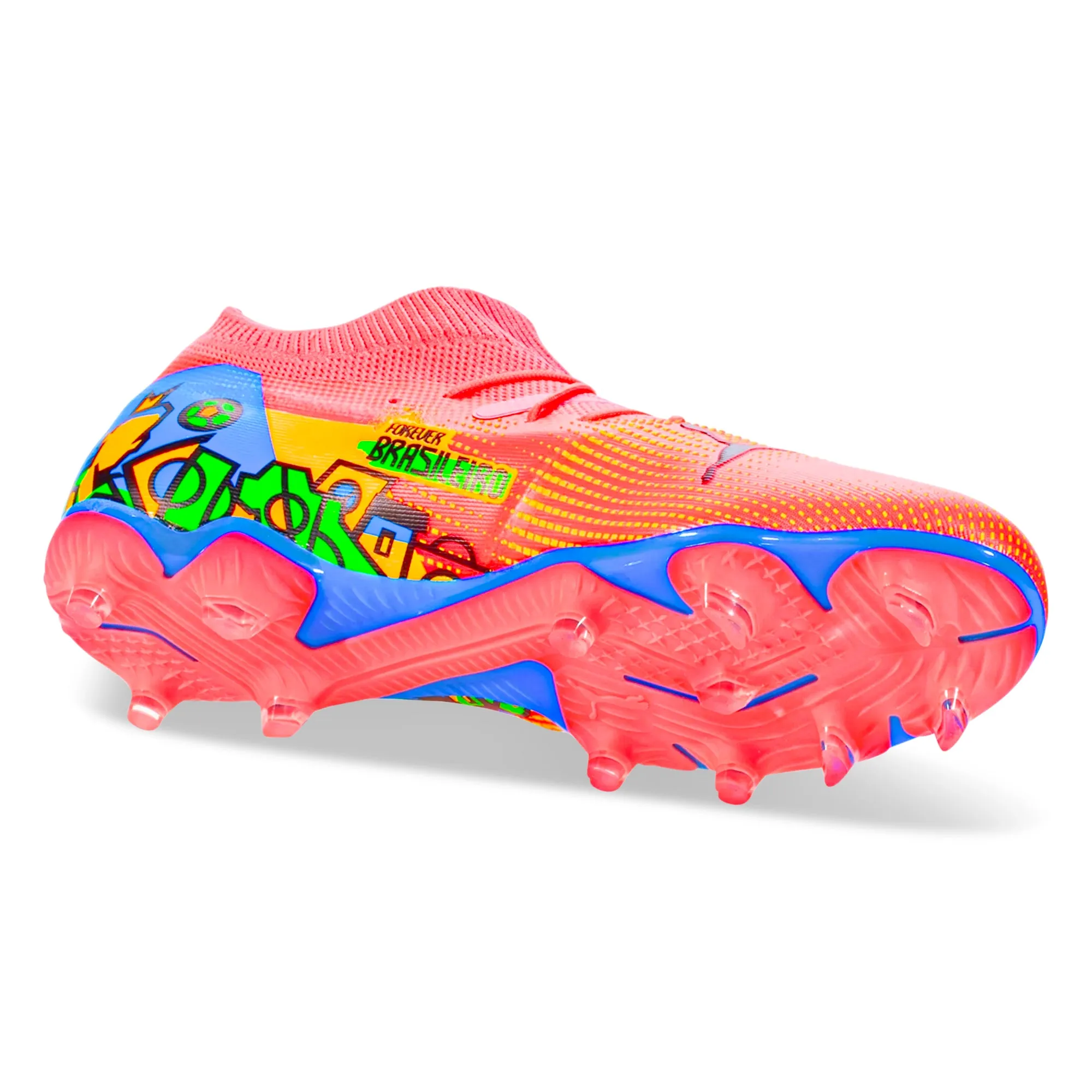 sportsmanship Fast Acceleration Puma Future 7 Match NJR FG/AG Soccer Cleats (Sunset Glow/Puma Black)